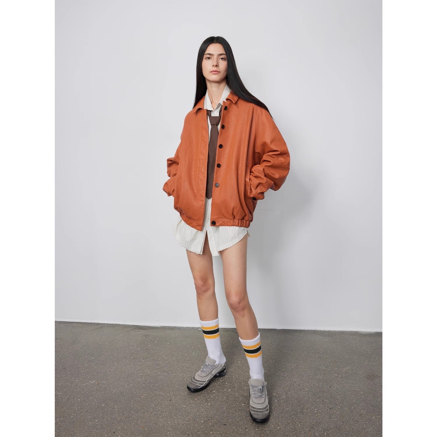 "Sydney Reincarnation" Heavy Wash Waxed Jacket Genuine Leather Outerwear-0