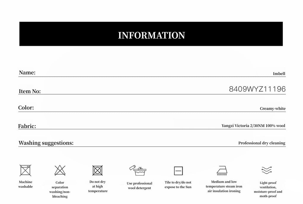 “Imbell"Imported Yangtze 30NM Contrast Stitch Wool Knit Skin-Friendly Short Top