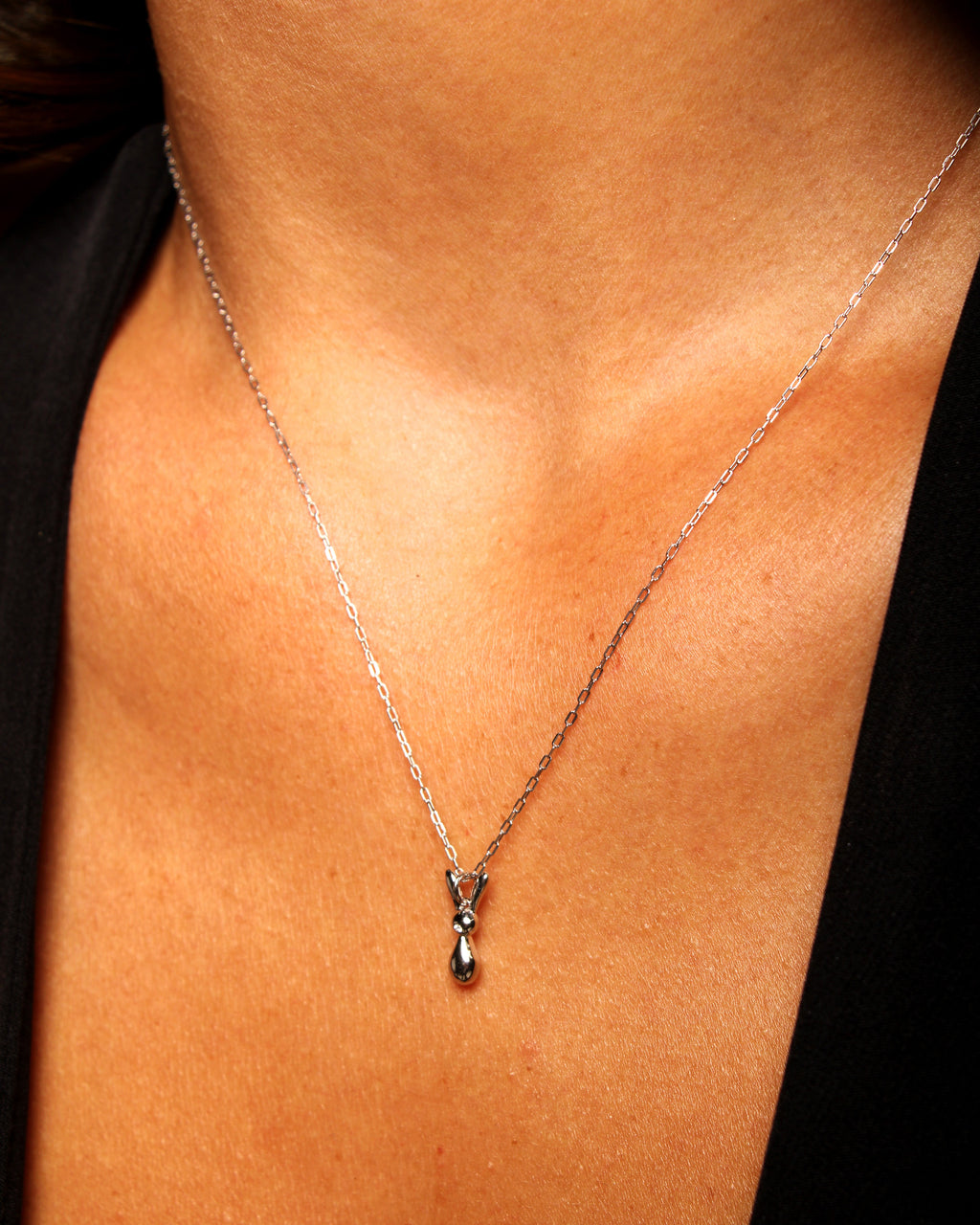 Colgante Conejo Plateado VESIICA-4