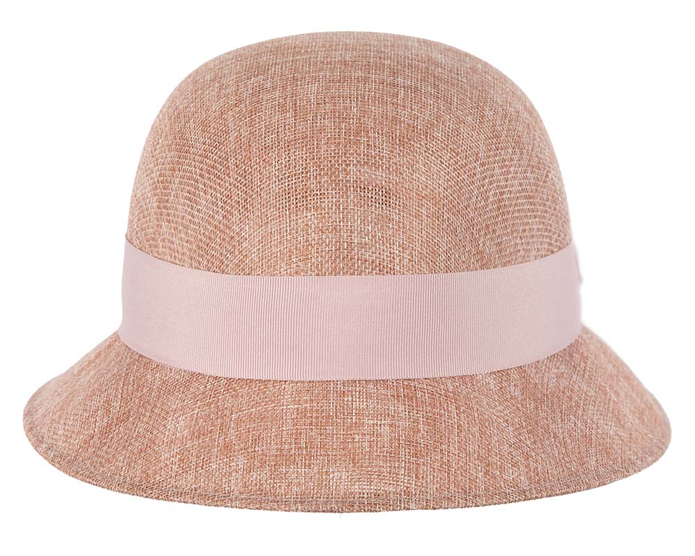 Dusty Pink cloche hat-4