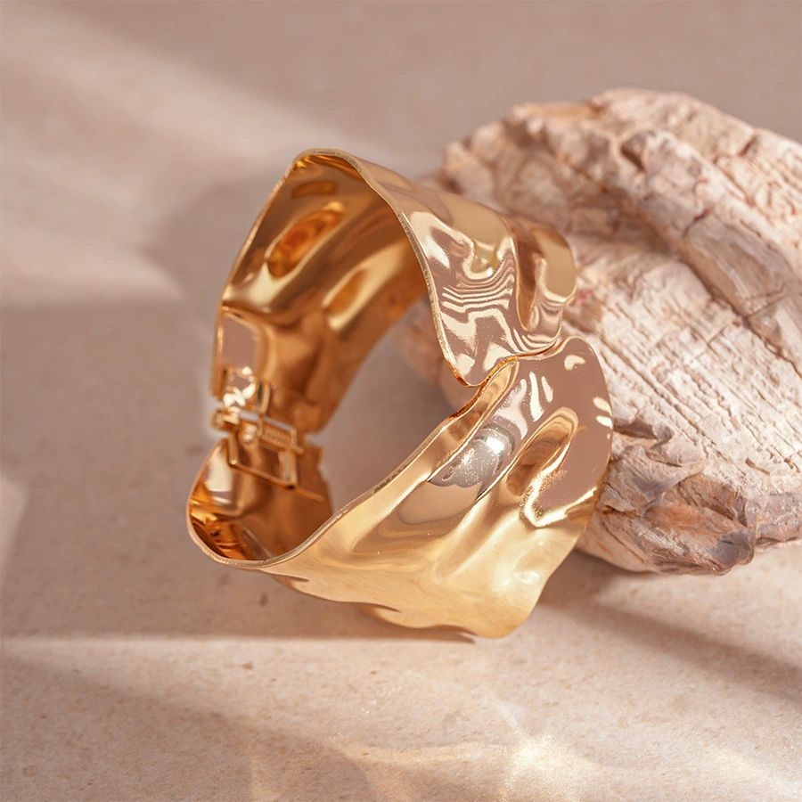 Sculpted Cuff Bracelet | Bold Statement Jewelry-4