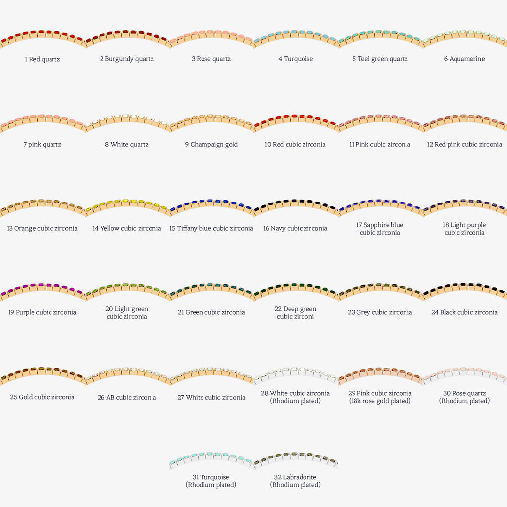 Stretchable tennis chain bracelet-1