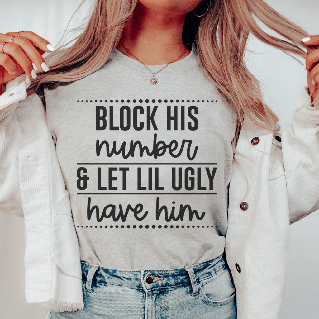Block His Number T-Shirt-0