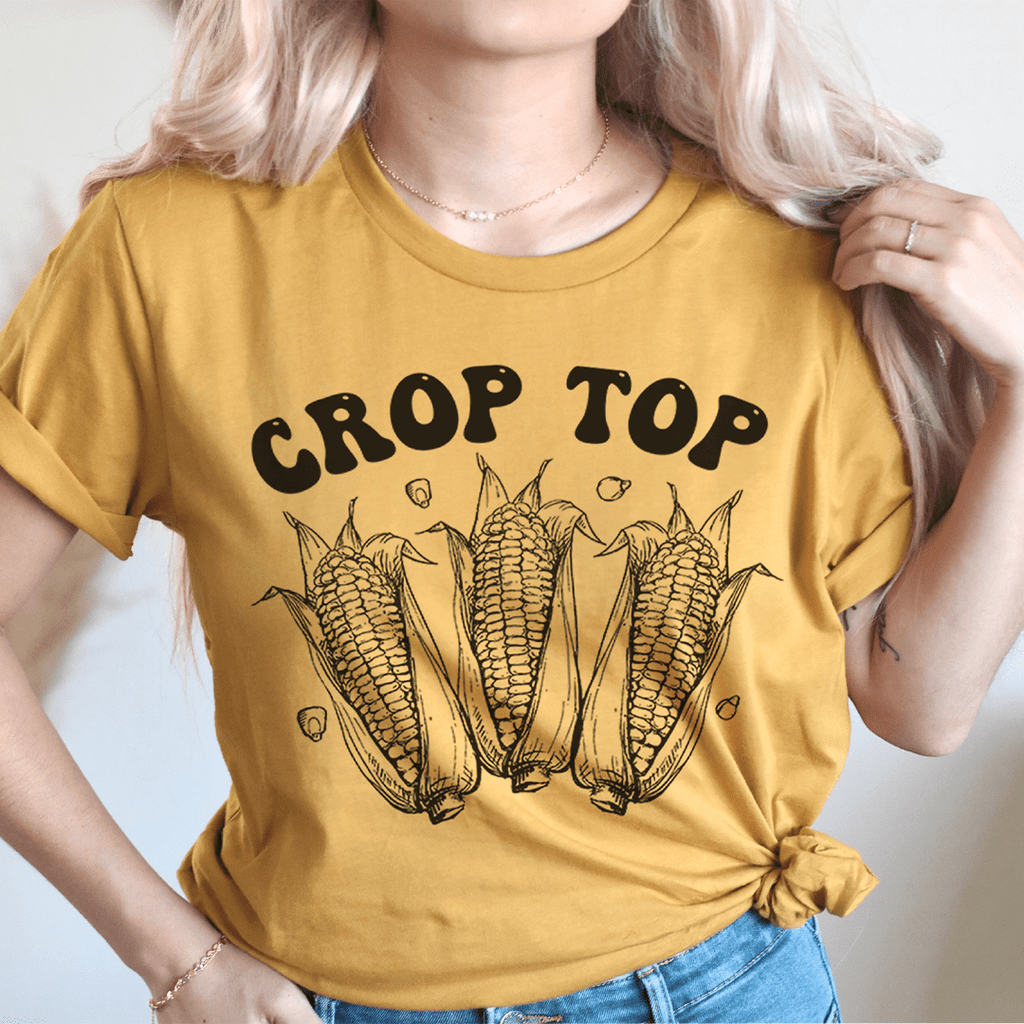Corn Crop Top Tee-0