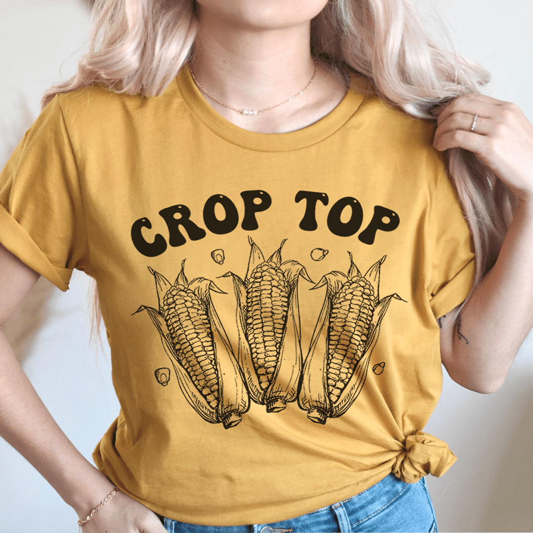 Corn Crop Top Tee-0