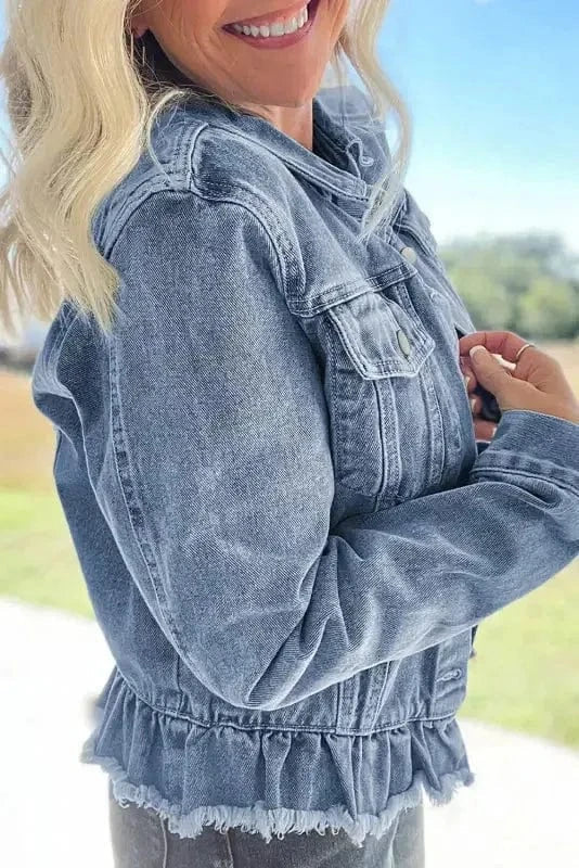Frayed Fantasy Denim Jacket